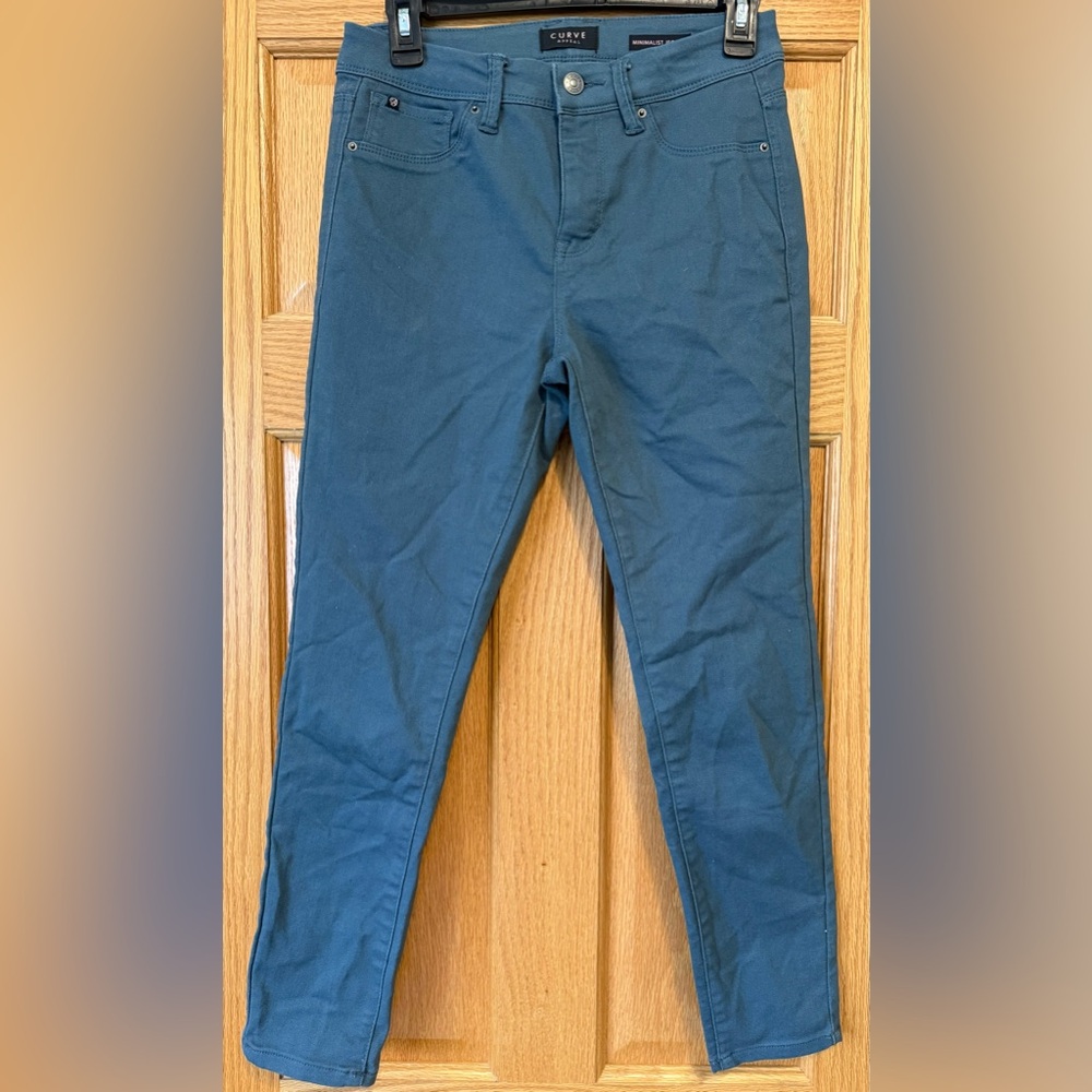 Women’s Teal Capri Skinny Jeans